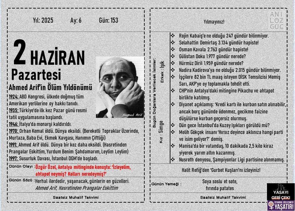 Ahmed Arif'in Ölüm Yıldönümü 1
